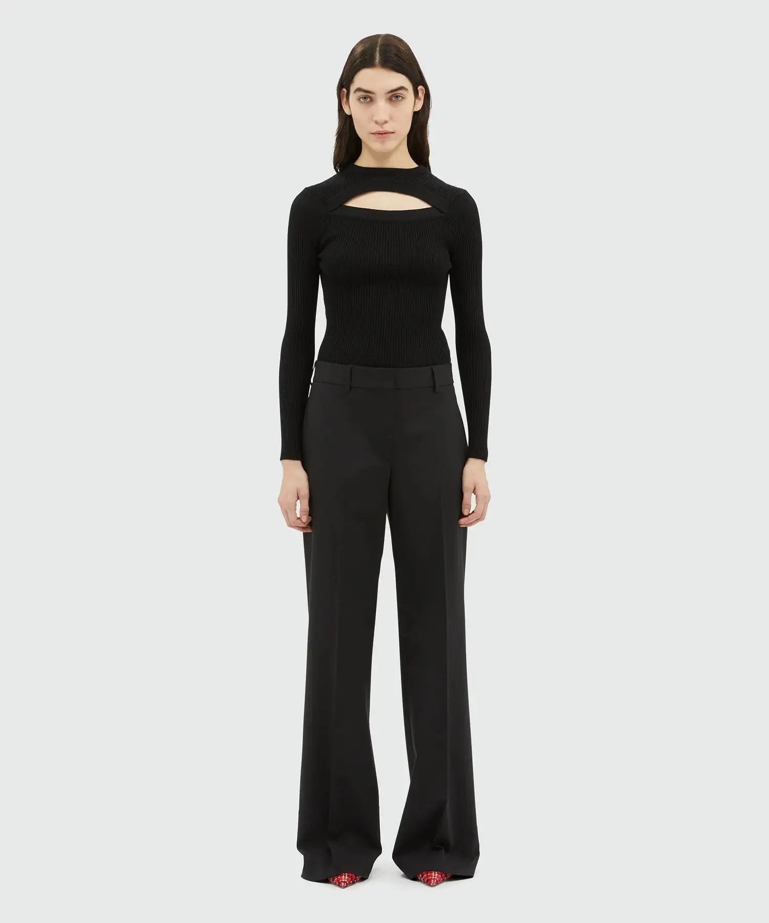 MSGM - Панталони - Tailored Palazzo Pants - Love|Labels