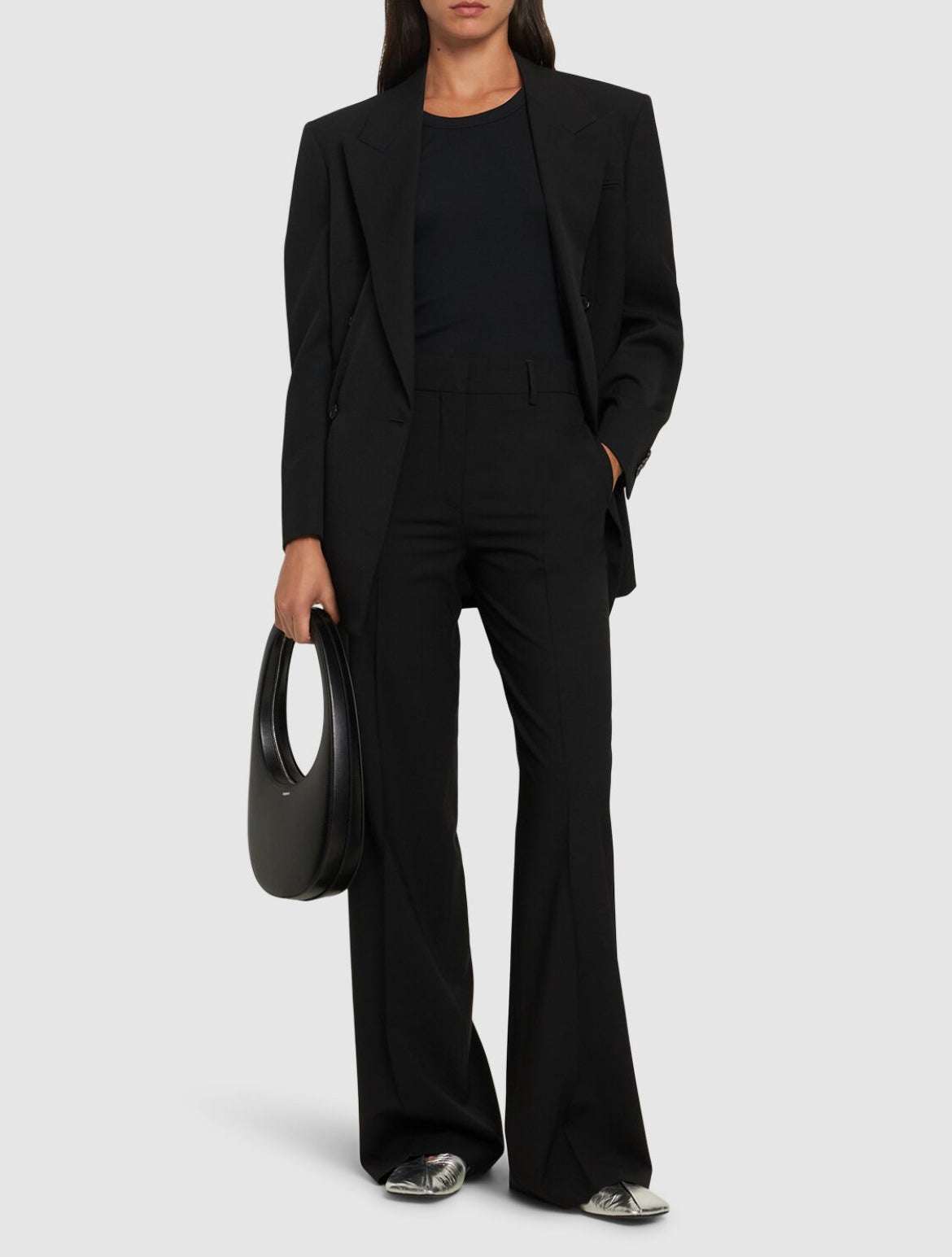 MSGM - Панталони - Tailored Palazzo Pants - Love|Labels