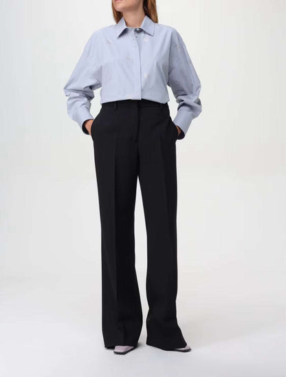 MSGM - Панталони - Tailored Palazzo Pants - Love|Labels