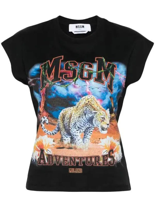 MSGM - Тениски - Tiger Print Top - Love|Labels