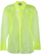 MSGM - Ризи - Transparent Long - Sleeve Shirt - Love|Labels
