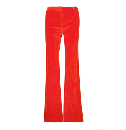 MSGM - Панталони - Velvet Red Pants - Love|Labels