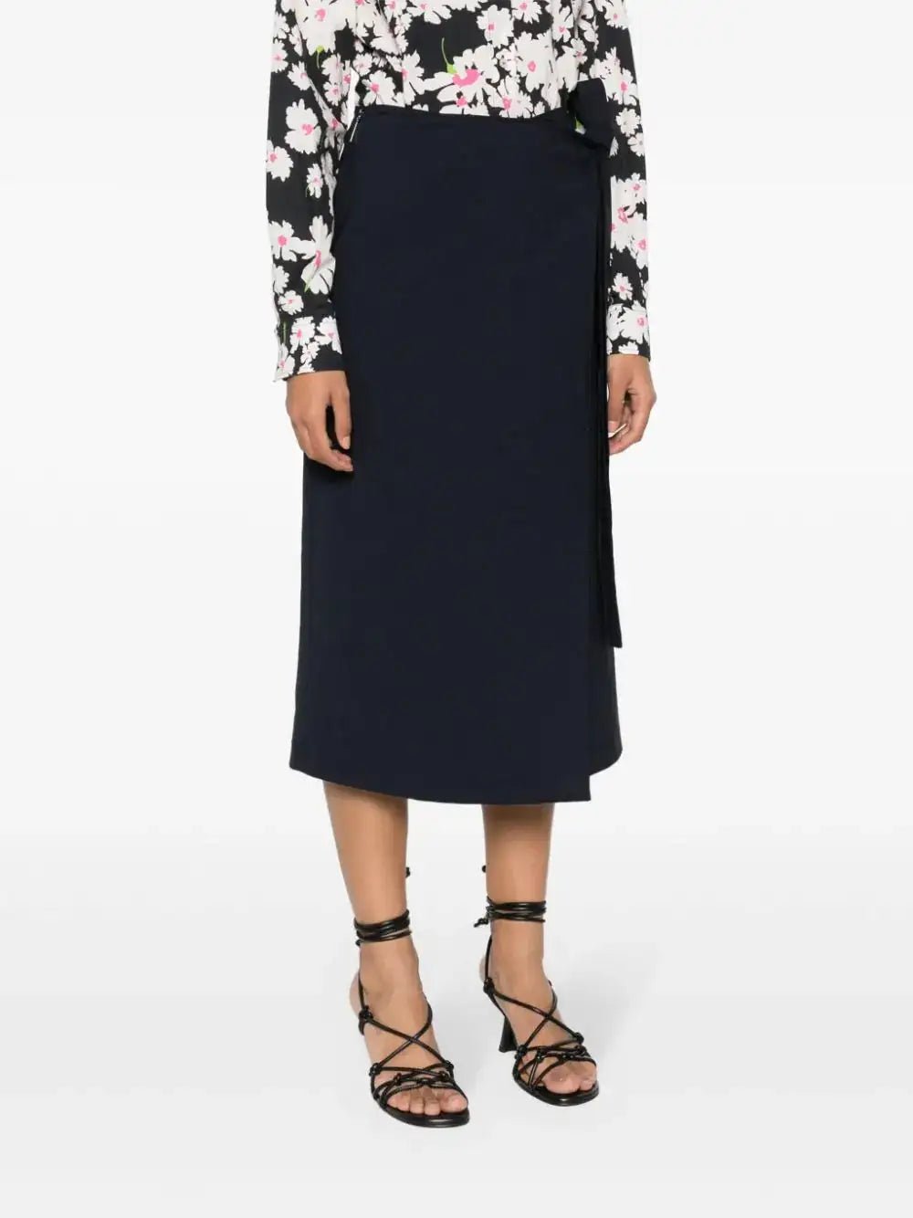 MSGM - Поли - Wrap Midi Skirt - Love|Labels