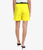 MSGM - Шорти - Yellow Waistband Shorts - Love|Labels