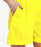 MSGM - Шорти - Yellow Waistband Shorts - Love|Labels