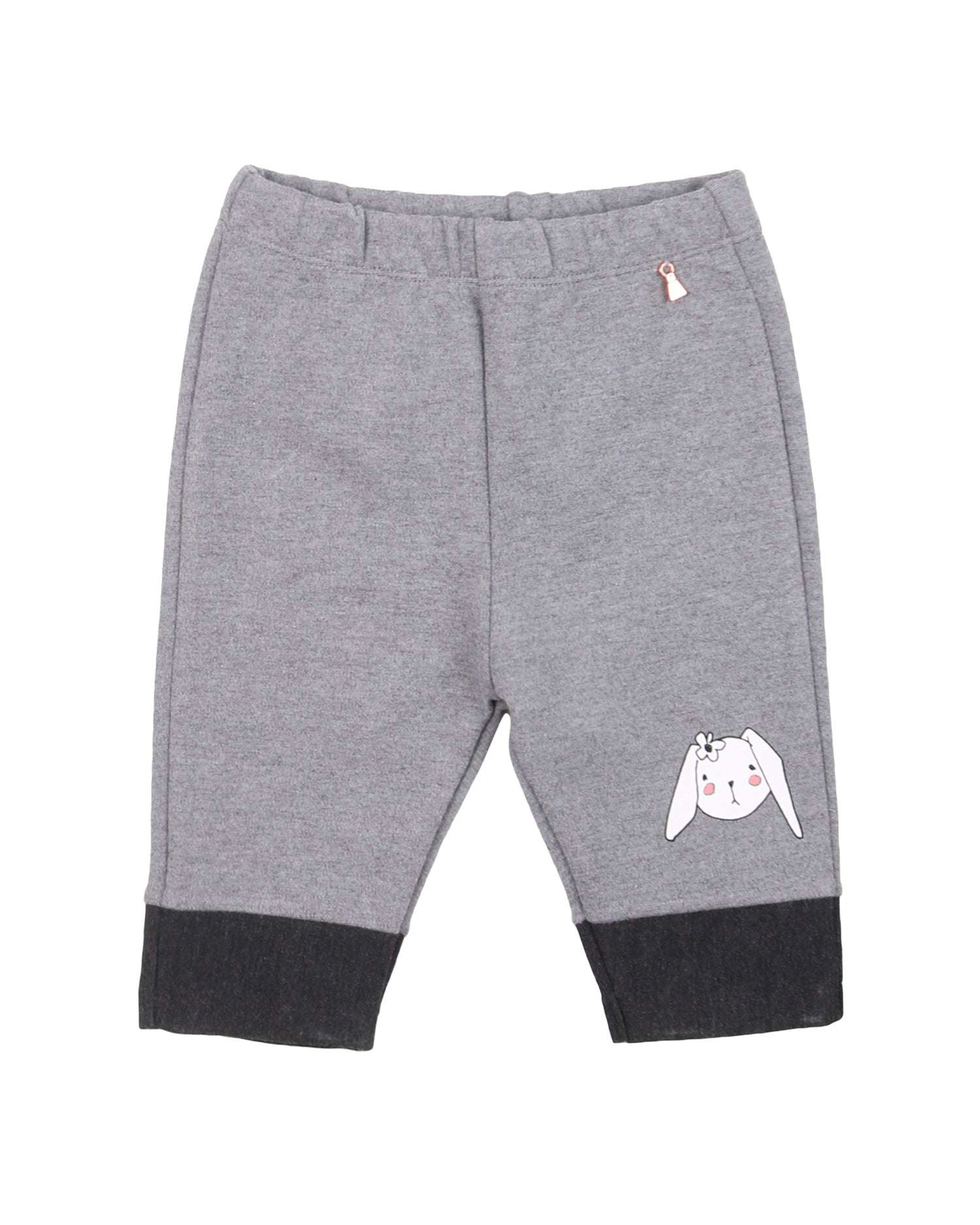 Grey Print Bunny Pants