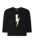 Black Fluo Flash T-shirt
