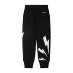 Neil Barrett Kids - Панталони - Black Logo Joggers - Love|Labels