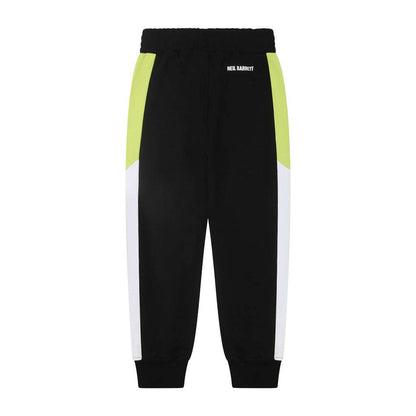 Neil Barrett Kids - Панталони - Black Print Joggers - Love|Labels