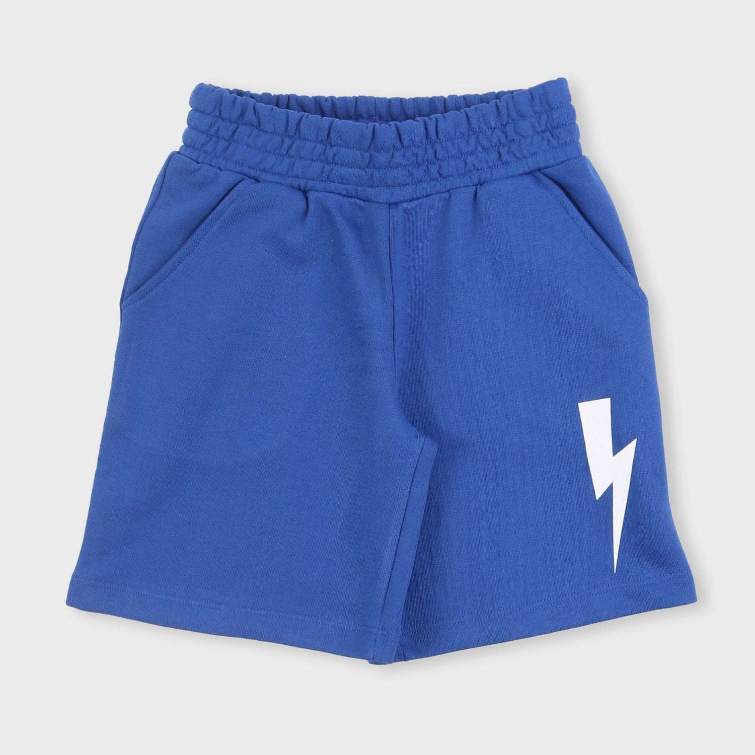 Neil Barrett Kids - Шорти - Blue Printed Shorts - Love|Labels