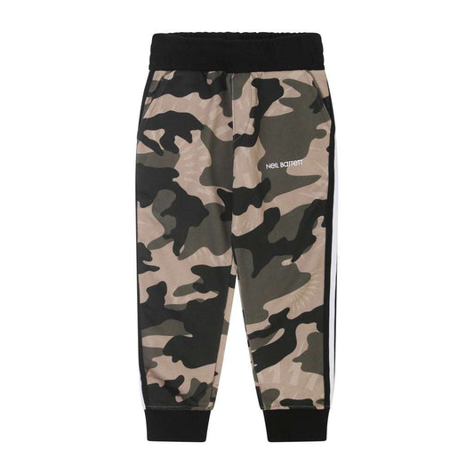 Neil Barrett Kids - Панталони - Camouflage Joggers - Love|Labels