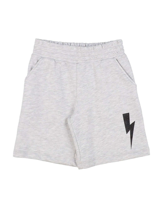 Neil Barrett Kids - Шорти - Grey Print Shorts - Love|Labels