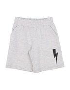 Neil Barrett Kids - Шорти - Grey Print Shorts - Love|Labels