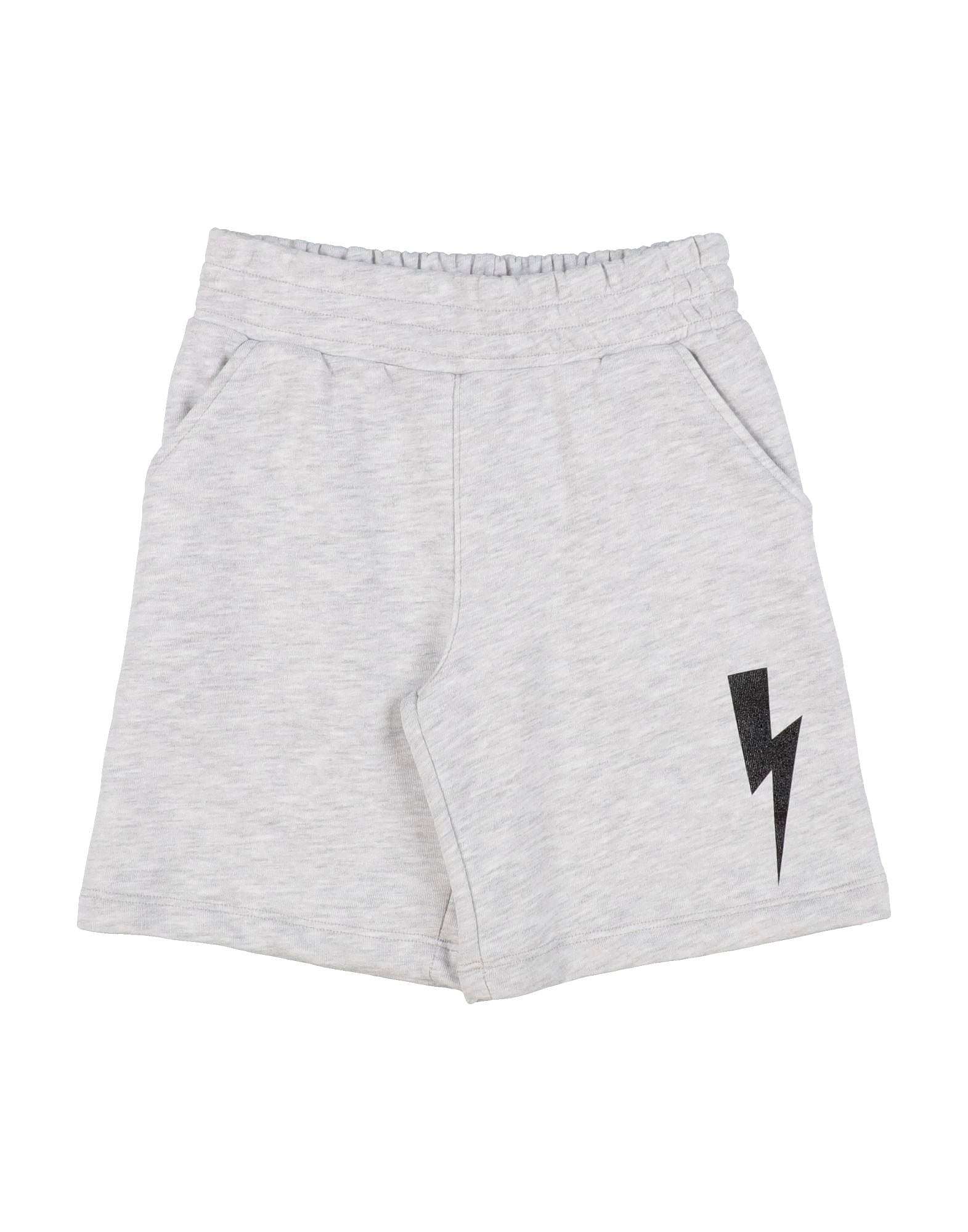 Neil Barrett Kids - Шорти - Grey Print Shorts - Love|Labels