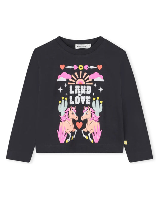 Horser Print T-Shirt