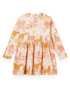 Pale Pink Horses Dress
