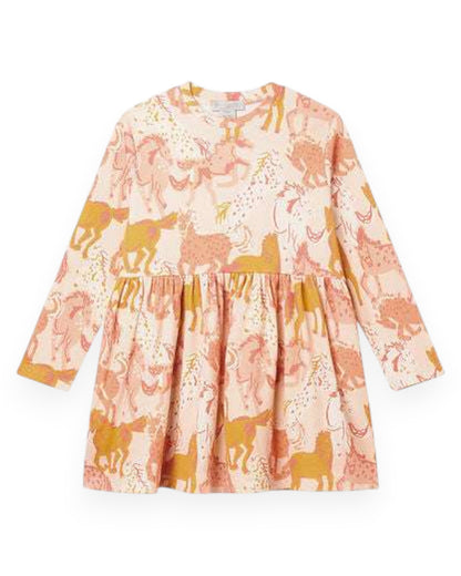 Pale Pink Horses Dress