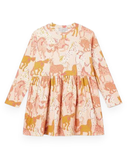 Pale Pink Horses Dress