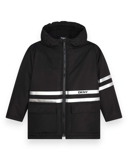 Water-Repellent Hooded Parka