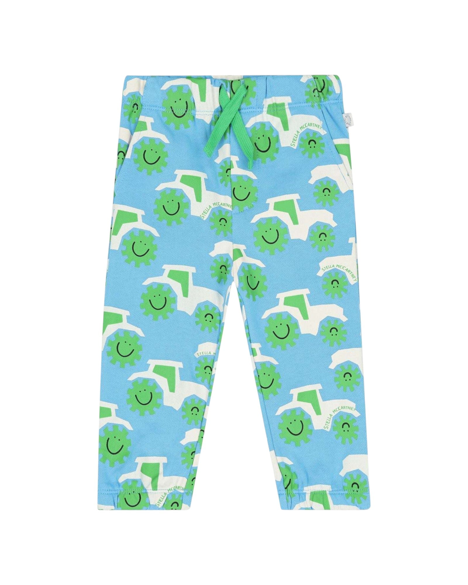 Boys Blue Tractor Logo Joggers