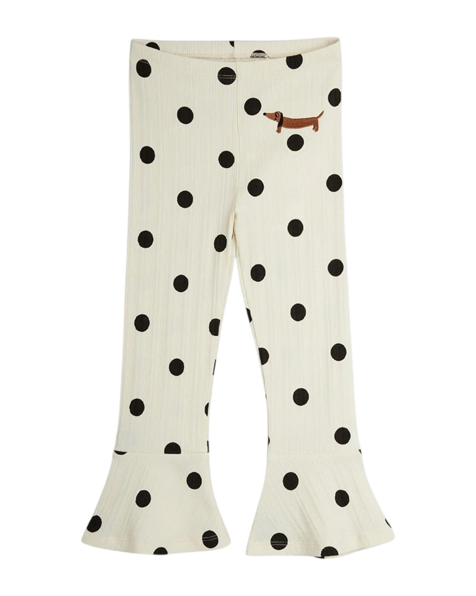 Dots Dog Flared Trousers
