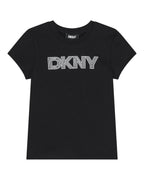 Girls Black Logo T-Shirt