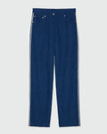 Blue Bouclé Denim Trousers