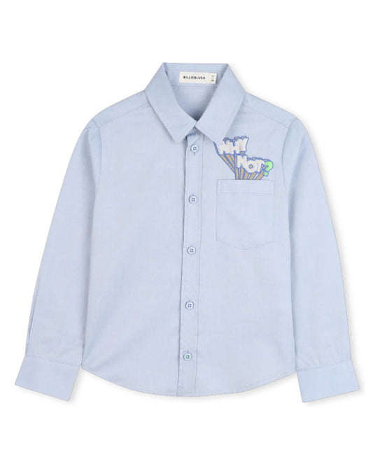 Cotton Light Blue Shirt