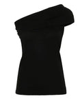 Black One Shoulder Top