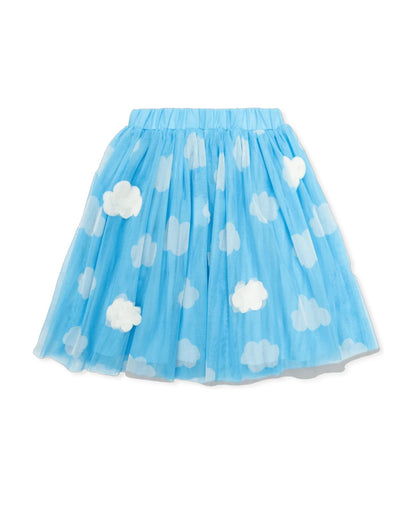 Blue Clouds Tulle Skirt