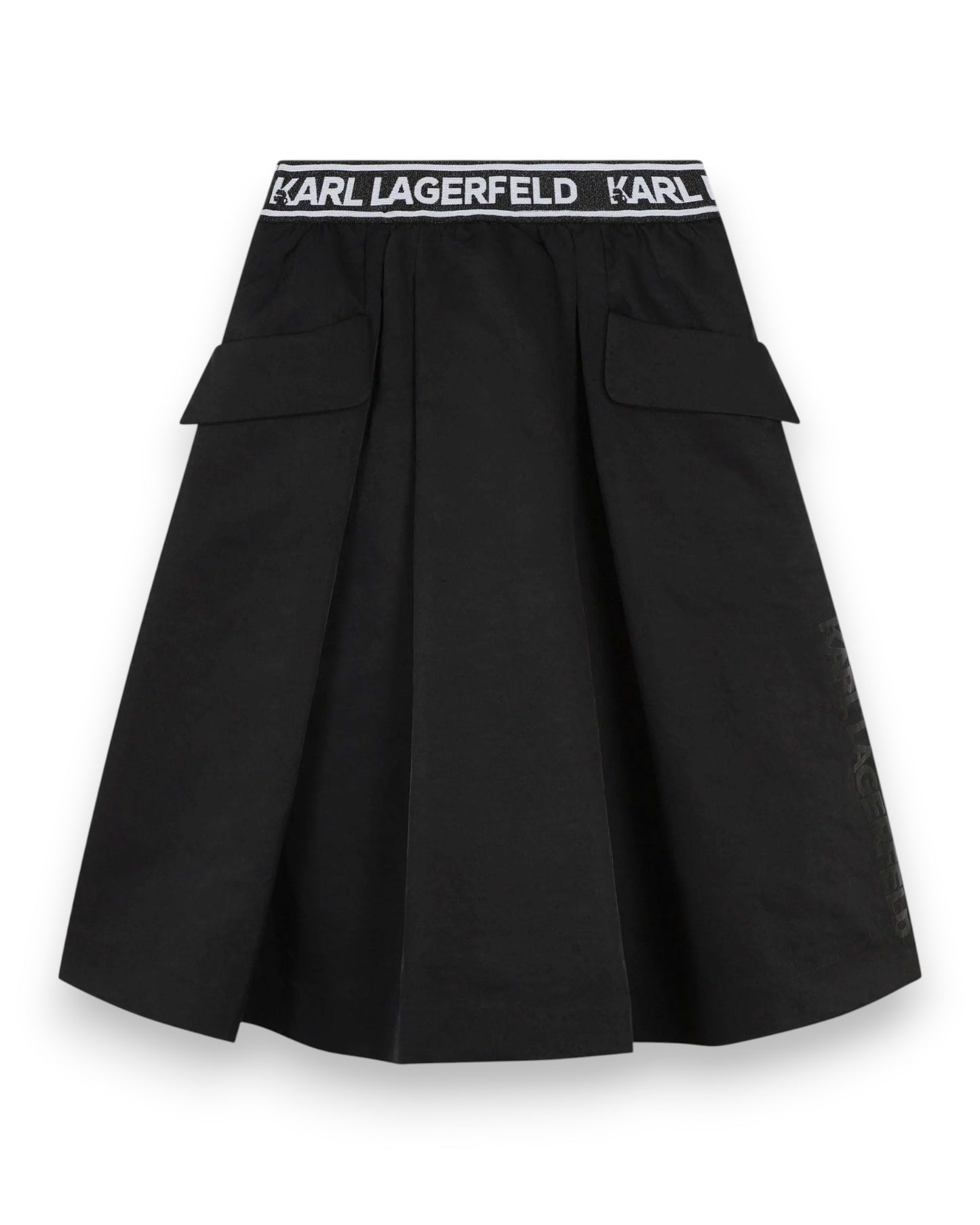 Black Logo Skirt