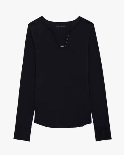 Fishnet Henley T-Shirt