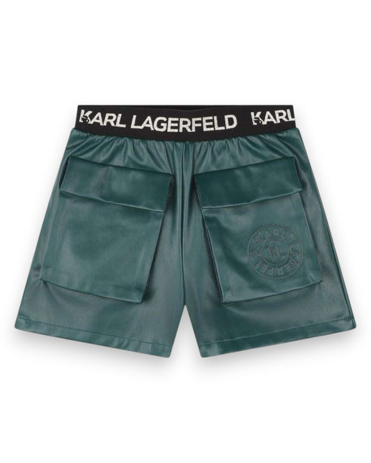 Faux Leather Shorts