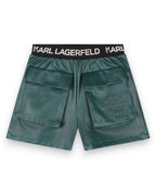 Faux Leather Shorts