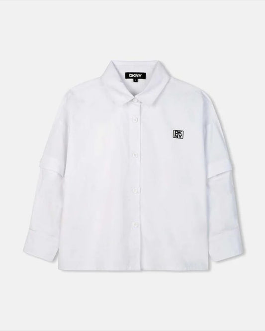White Button-Down Shirt