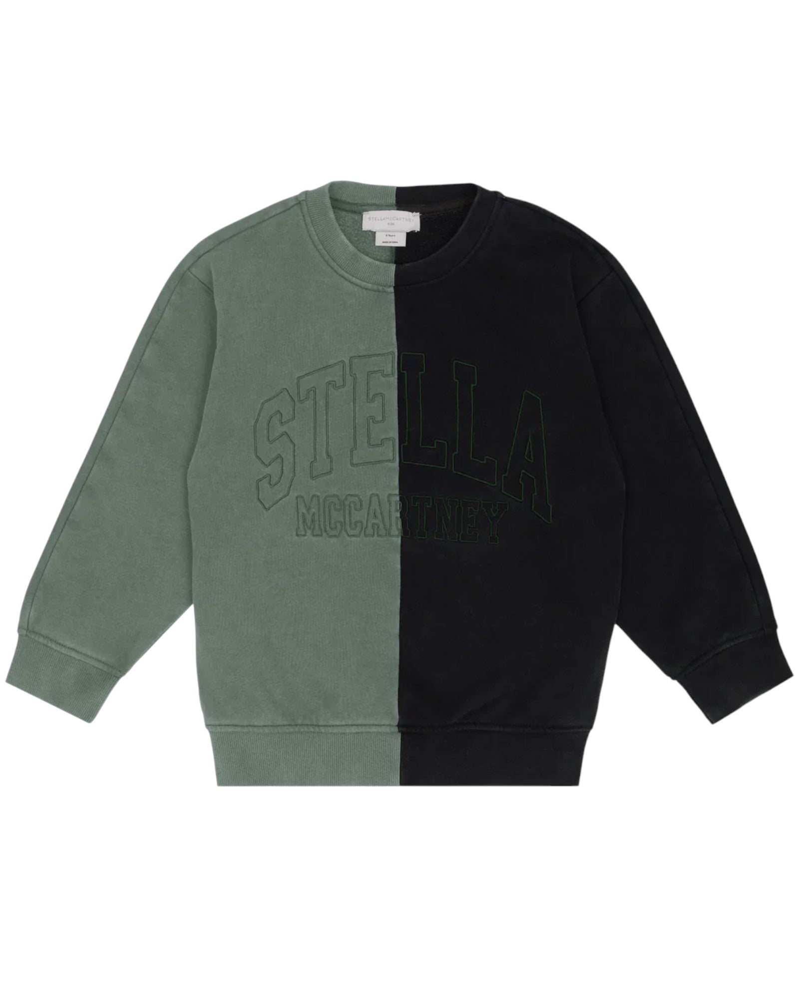 Black Grey Colorblock Sweatshirt