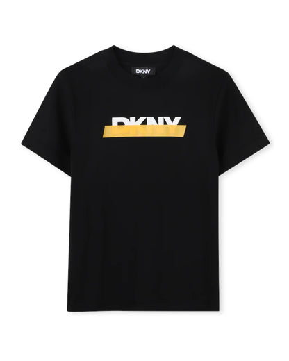 Black Yellow Logo T-Shirt