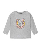 Grey Marl Horse Top