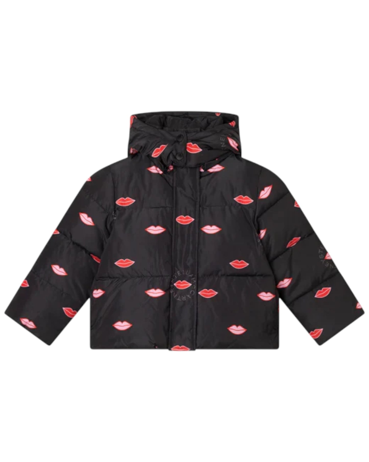 Logo Lips Puffer Jacket