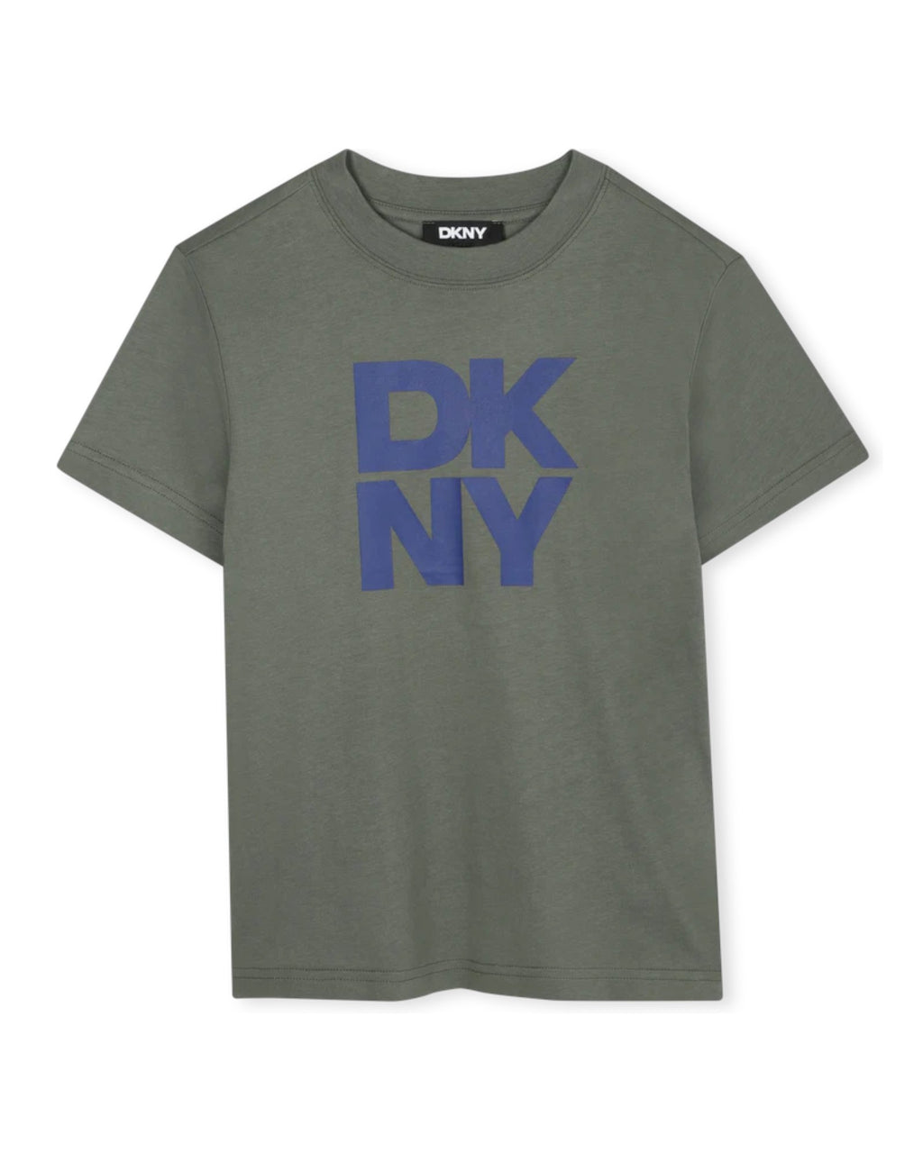 Blue Logo Grey T-Shirt