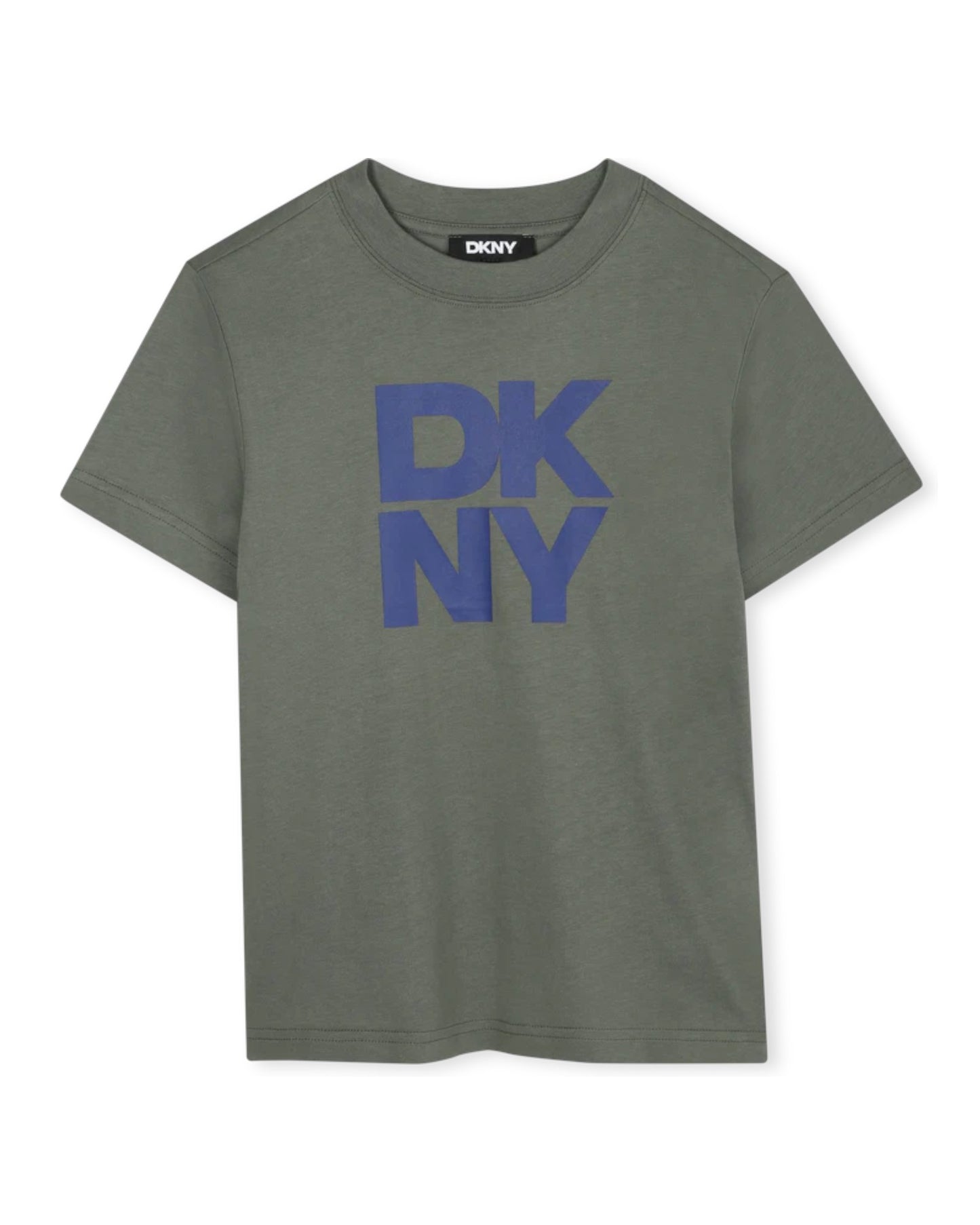 Blue Logo Grey T-Shirt