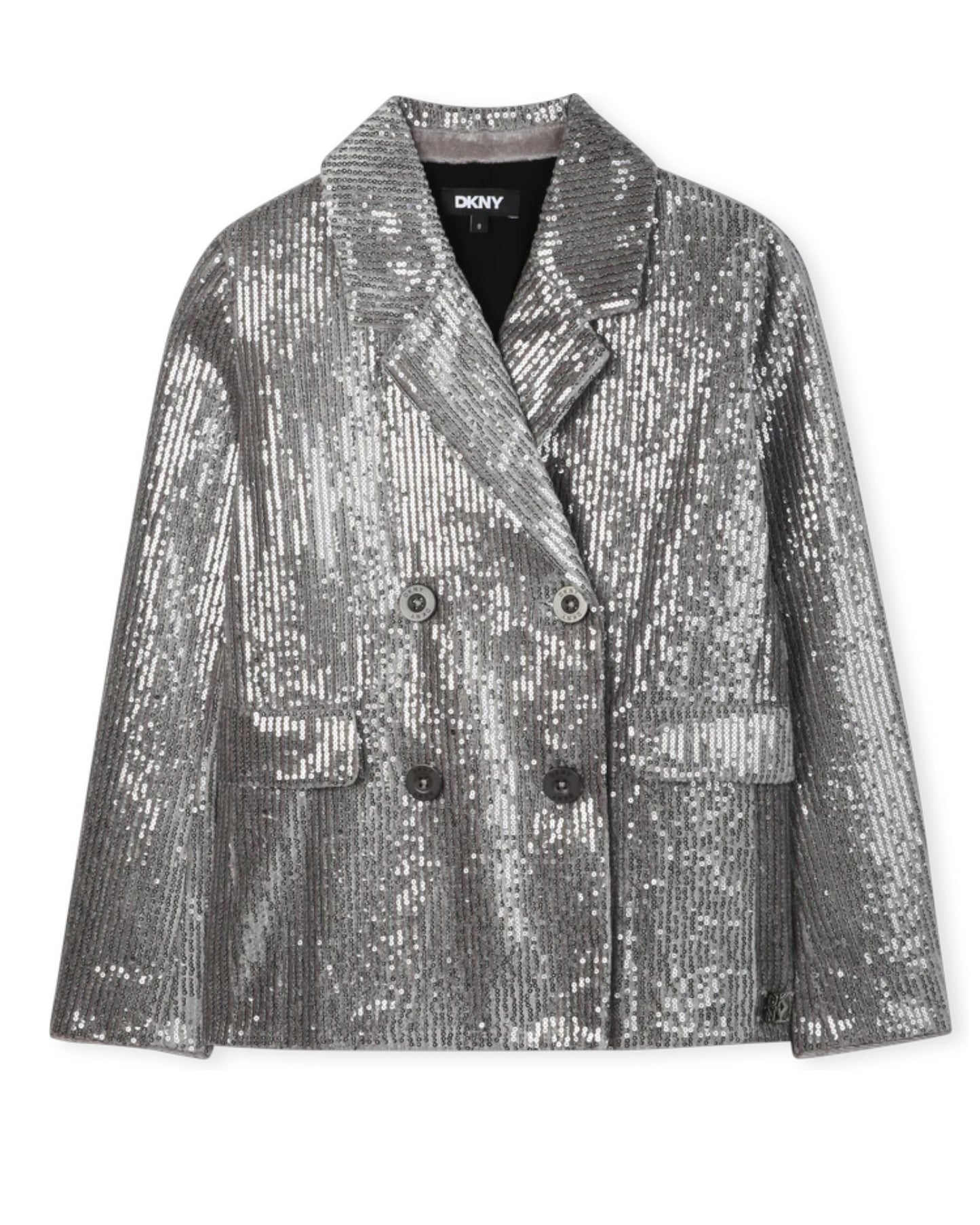 Silver Sequins Blazer