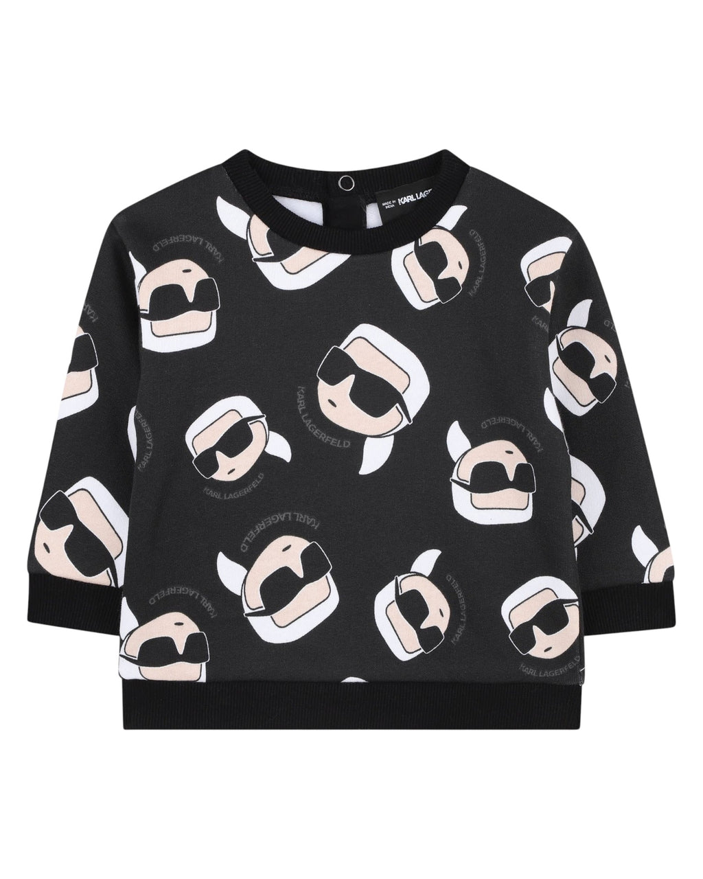 Karlito Print Black Sweatshirt