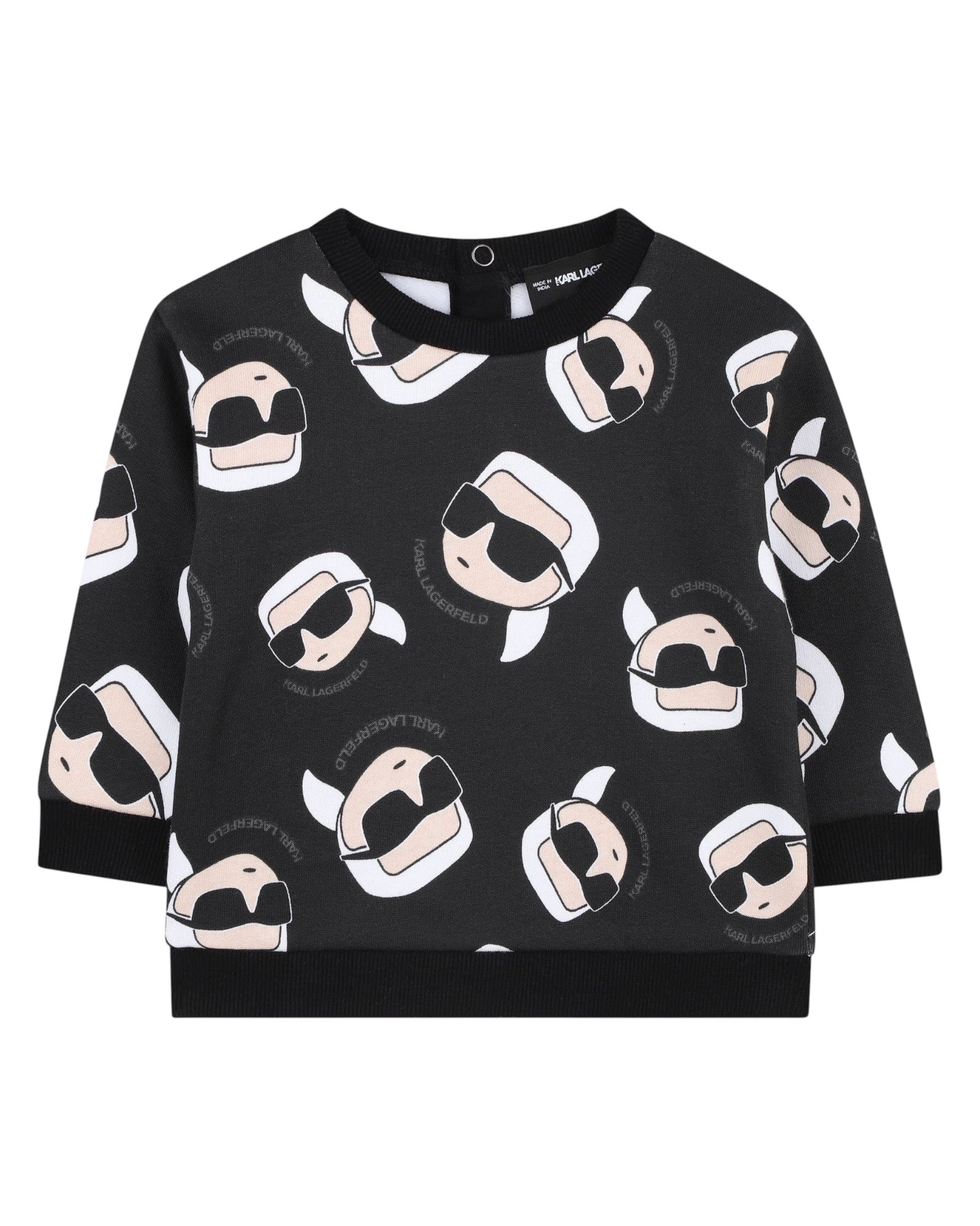 Karlito Print Black Sweatshirt