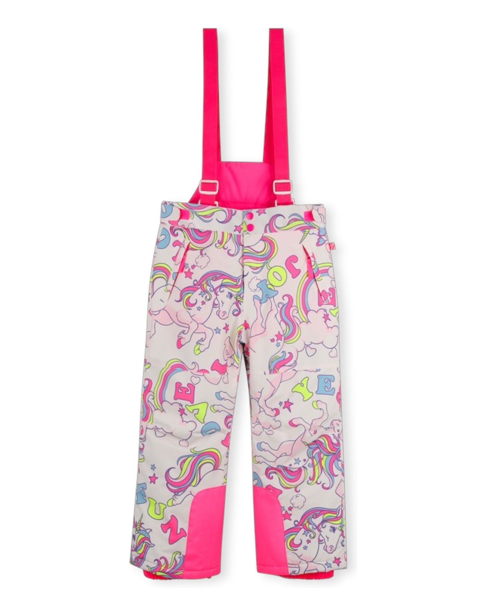 Multicolored Unicorn Ski Pants