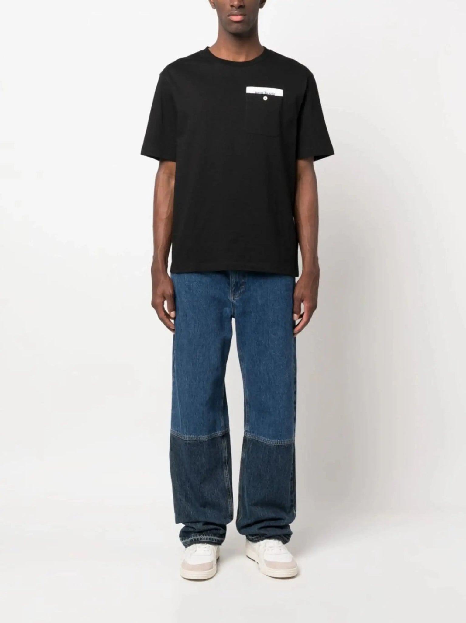 Palm Angels - Тениски - Logo - Tape Cotton T-shirt - Love|Labels