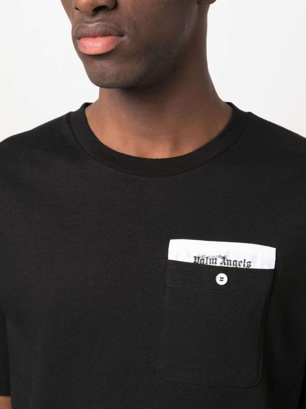 Palm Angels - Тениски - Logo - Tape Cotton T-shirt - Love|Labels