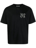 Palm Angels - Тениски - PA Logo - Embroidered T-shirt - Love|Labels