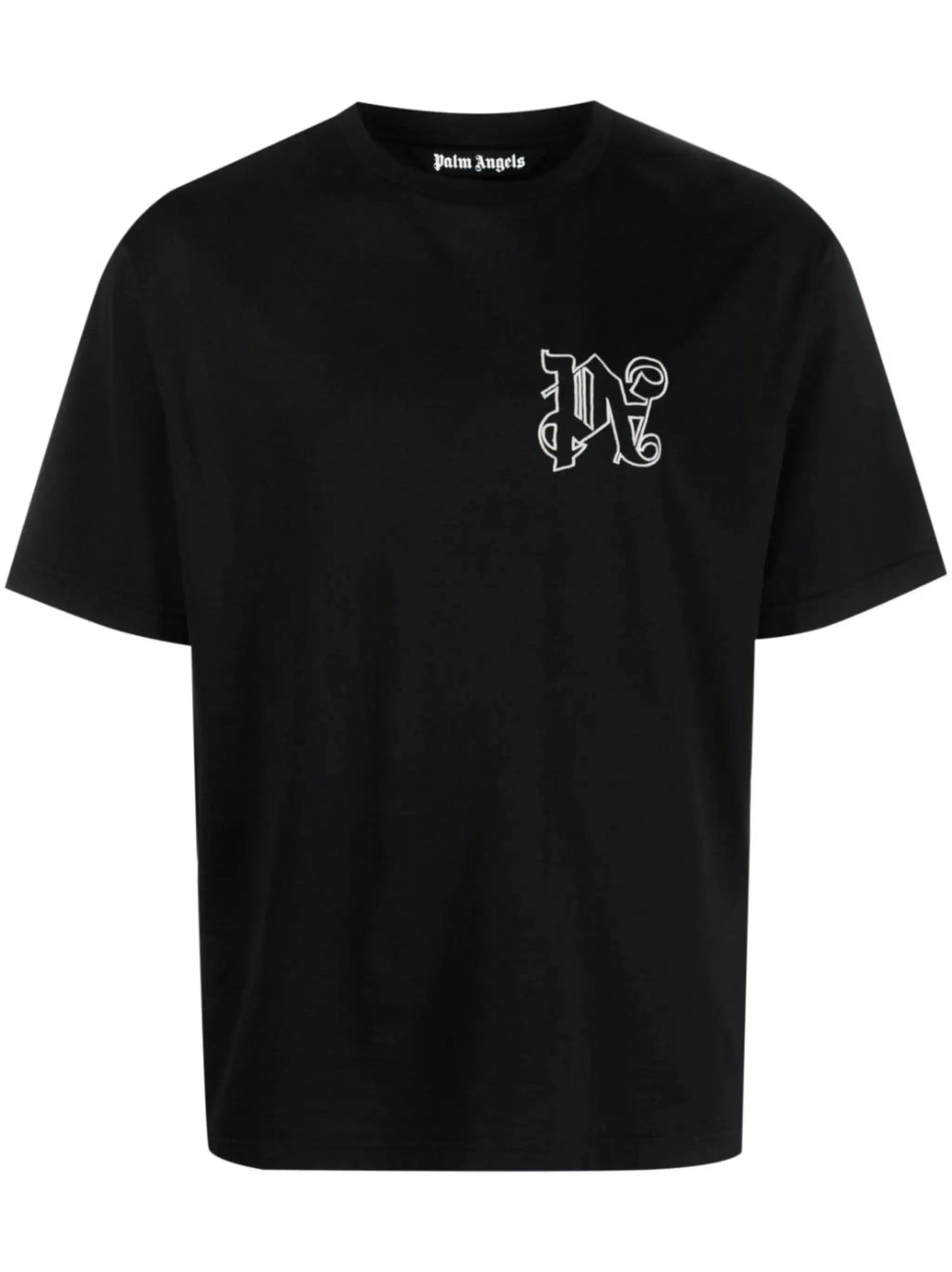 Palm Angels - Тениски - PA Logo - Embroidered T-shirt - Love|Labels