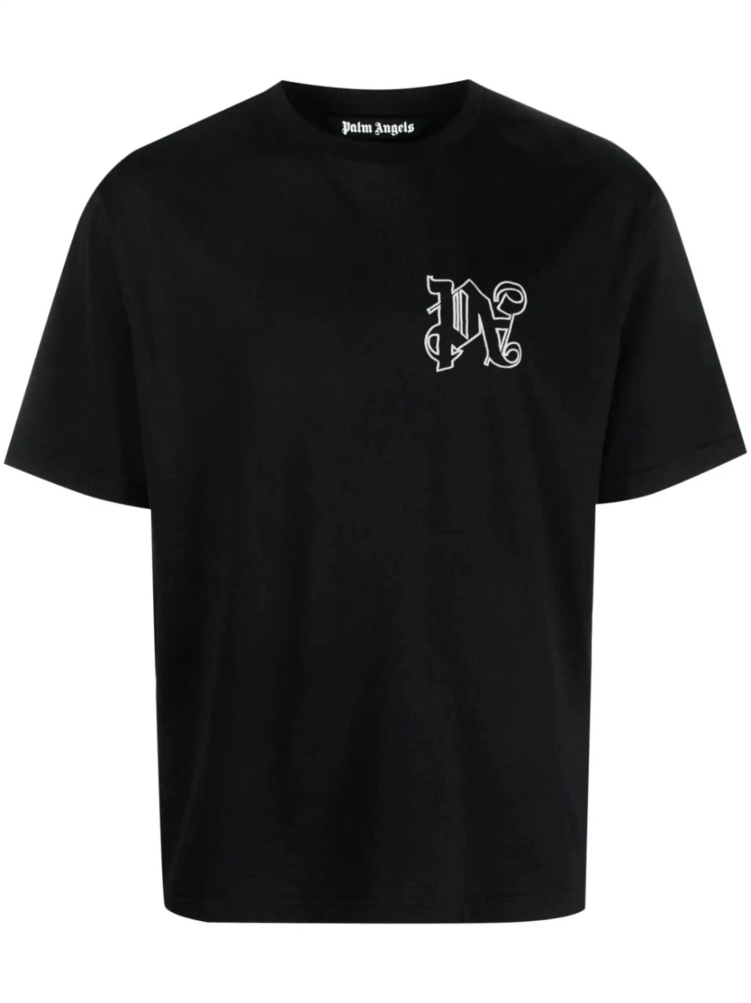 Palm Angels - Тениски - PA Logo - Embroidered T-shirt - Love|Labels